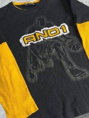 Vintage AND1 Kids Basketball Longsleeve T-Shirt‎ Size M